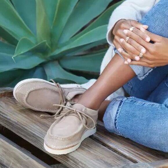 NEW Beeks Towhee Leather Booties Stone for women 1065mn - Picture 12 of 12